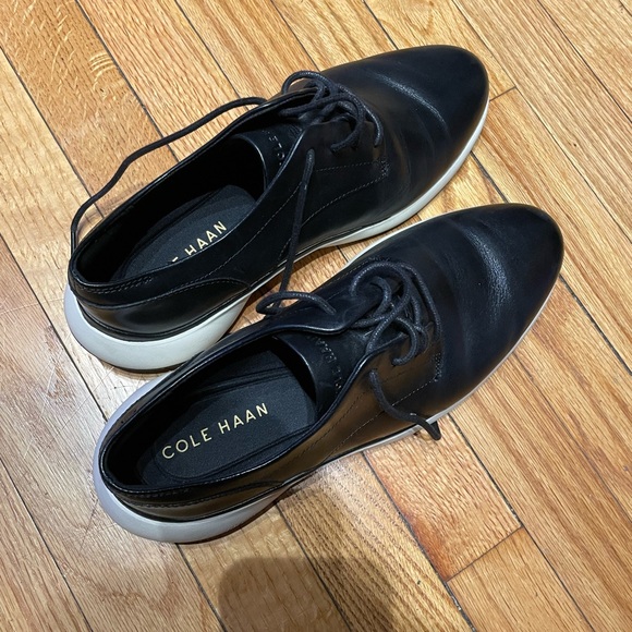 Troy Leather Tie Preppy Daily Comfy Grand Sneaker Athletic Sport Moccasins work - Picture 7 of 9